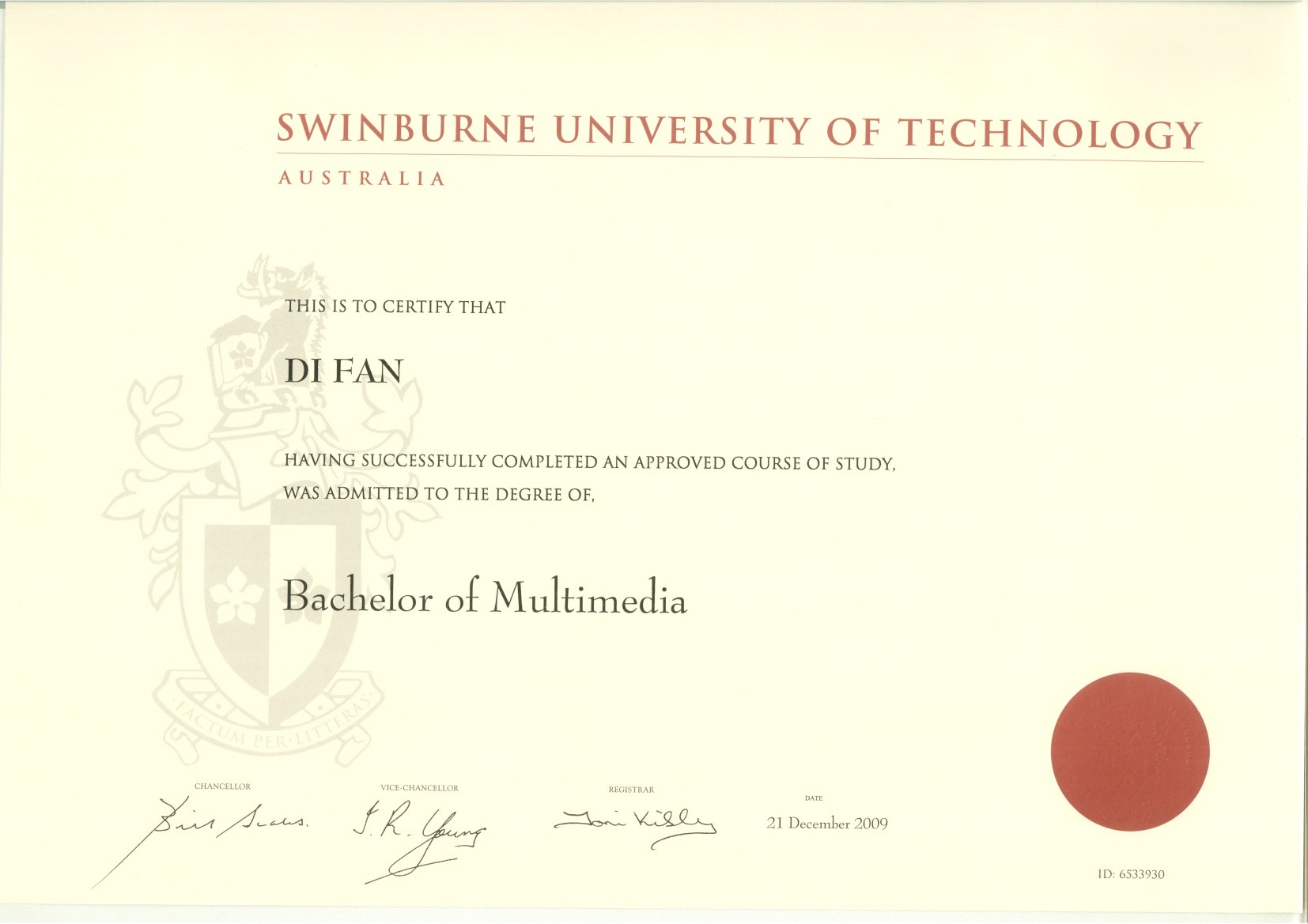 Bachelor Degree